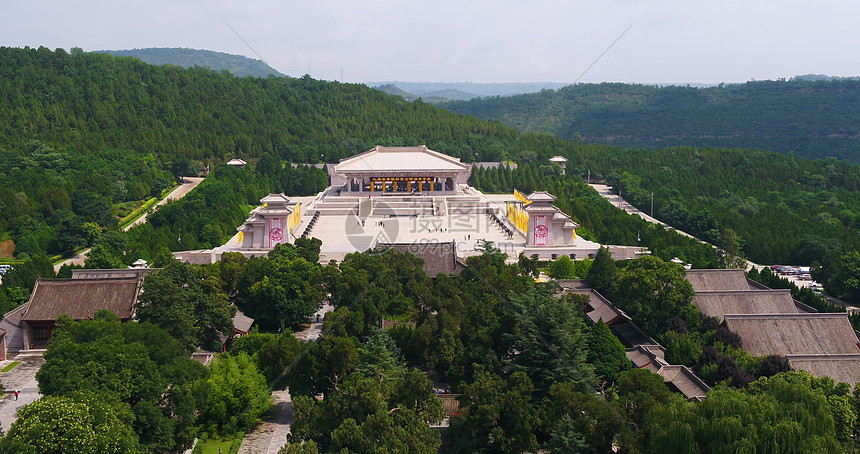 黄陵黄帝陵景区图片