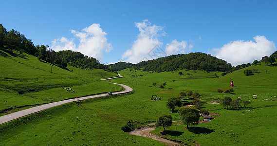 宝鸡素材宝鸡关山草原背景