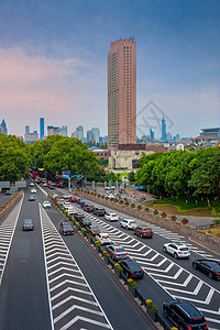 城市车流背景图片