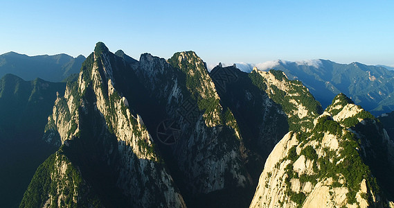 陕西山陕西华山景区背景