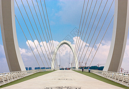 南京眼步行桥图片