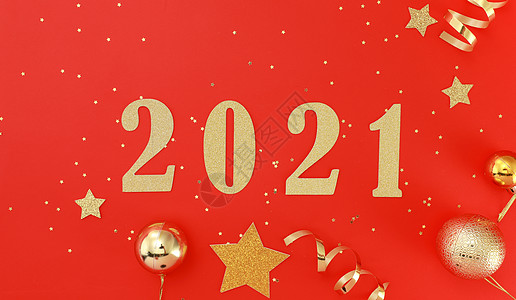 红色背景图2021年新年数字素材背景