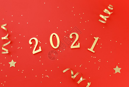 时间观念2021年新年数字素材背景