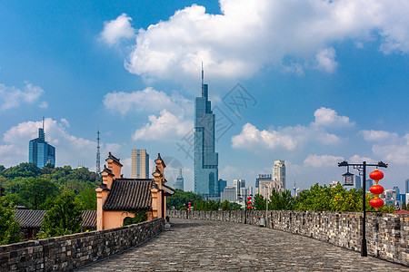 南京明城墙风光图片