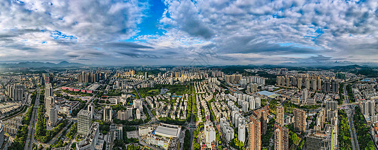 深圳市城市航拍全景图背景图片