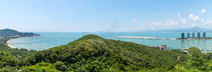 三亚海湾海南三亚自然风光背景