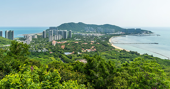 三亚建筑海南三亚风光背景