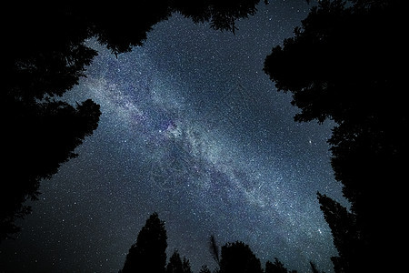 银河星空摄影图片图片