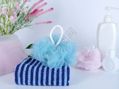 搓澡巾搓澡球洗护用品高清图片