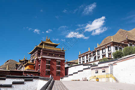 西藏日喀则扎什伦布寺高清图片