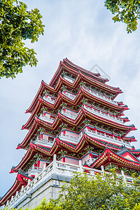 惠州水东街合江楼建筑主体背景图片