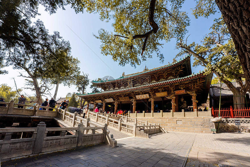 山西太原市晋祠博物馆圣母殿图片