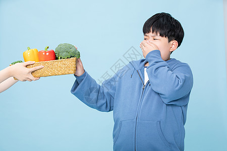 不爱江山独爱你不爱吃蔬菜的小孩挑食的人拒绝蔬菜背景