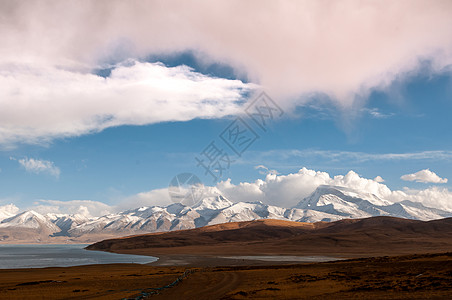 喜马拉雅纳木那尼峰背景