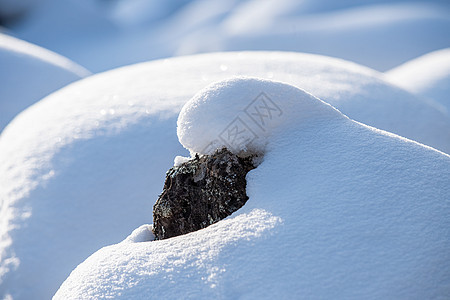 冬天冰面雪花素材背景图片