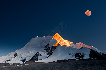 梅里雪山小雪严寒高清图片