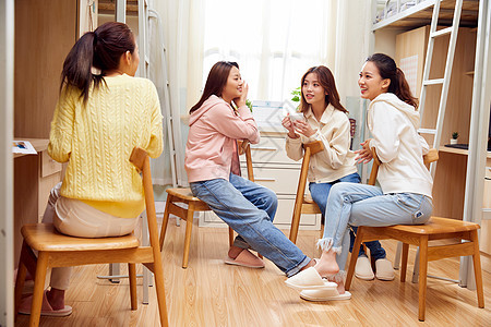 女学生宿舍聊天图片