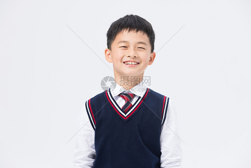 小学生阳光帅气形象