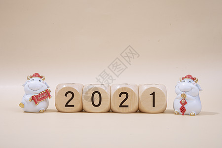 2021年新年牛年快乐主题高清图片