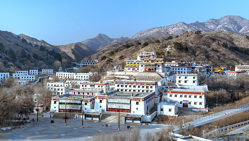 内蒙古佛教圣地五当召外景