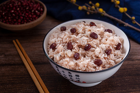 赤豆糯米饭红豆赤豆高清图片