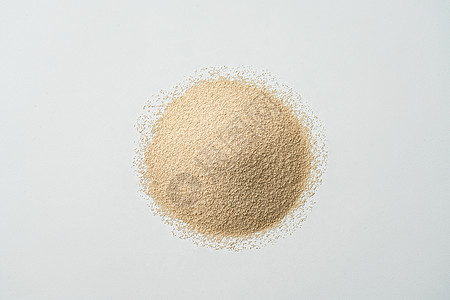 白底酵母粉食材调料粉高清图片