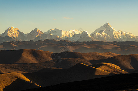 登山LOGO山脉雪山日照金山地理摄影图片背景