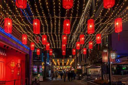 小年祝福灯笼背景