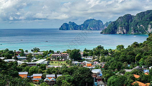 泰国皮皮岛山顶观景台图片