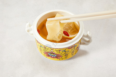 广东煲汤养生花胶汤背景