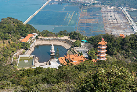 直通车图广东汕头南澳岛风光背景