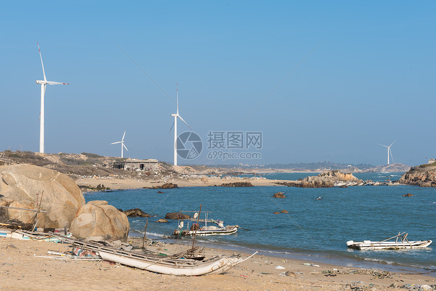 广东揭阳惠来县客鸟尾海滨风光