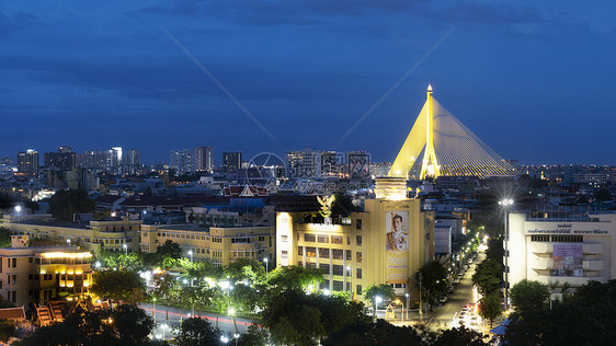 泰国首都曼谷城市夜景图片