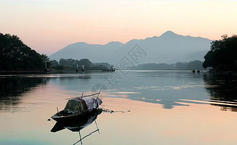 浙江山水古堰画乡景区风光背景