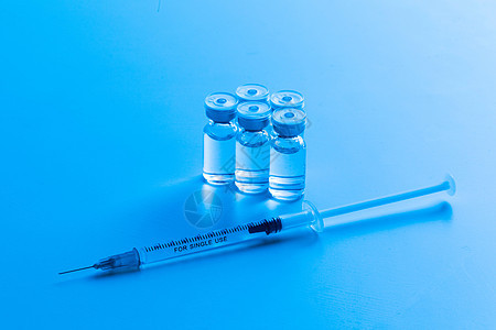 医学医疗疫苗注射器背景图片