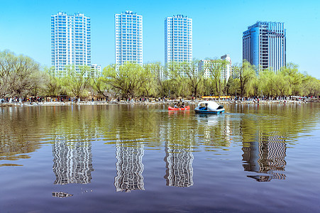 呼和浩特城市公园景观图片