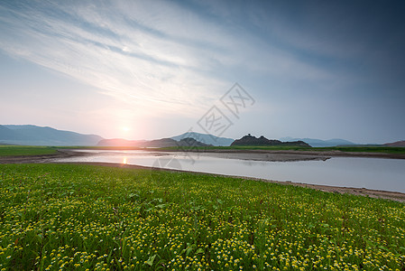 绿江村丹东鸭绿江沿途风光背景