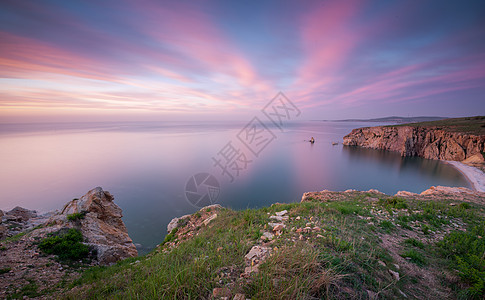 海平线大连海岸风光背景