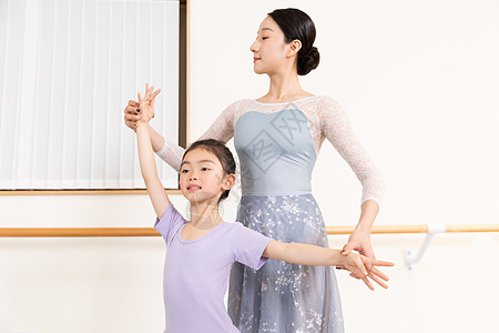 芭蕾舞老师舞蹈教学图片