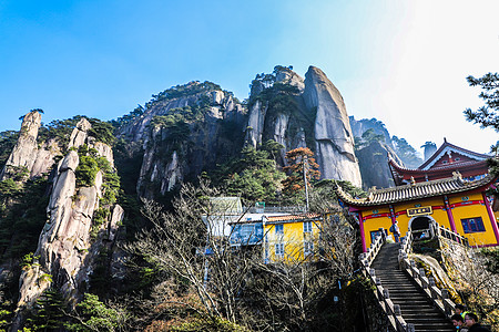 九华山风景区背景