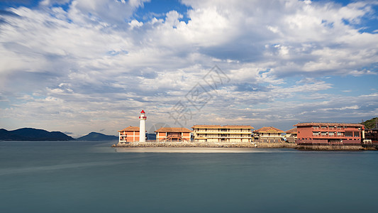 海南陵水5A景区分界洲岛海岛渔人码头背景