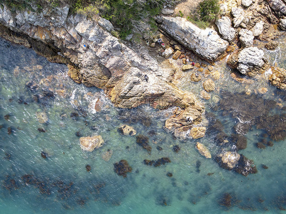 航拍深圳海边风光图片