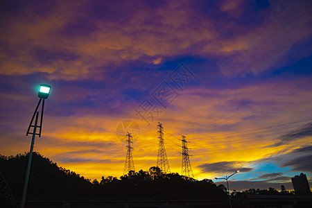 夕阳无限好深圳夕阳无限美背景