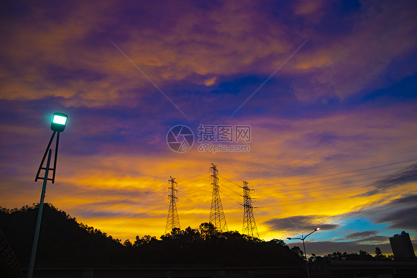 深圳夕阳无限美图片