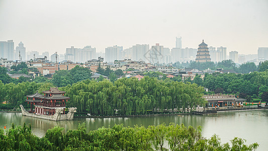 陕西西安大唐芙蓉园高清图片