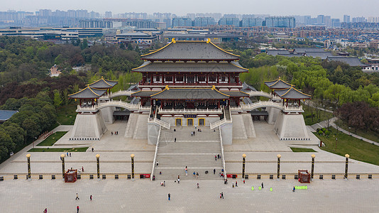 陕西西安大唐芙蓉园古建筑图片