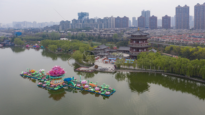 西安大唐芙蓉园风光图片