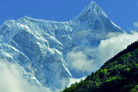 珠穆朗玛峰山脉风景图片