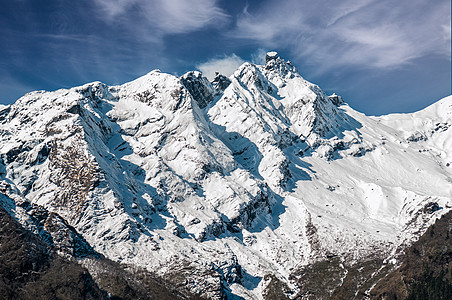 喜马拉雅山脉雪峰美景图片