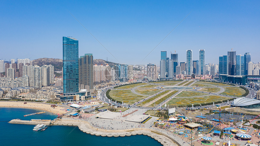 辽宁大连星海广场风光